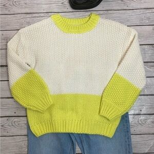 ELODIE Long Sleeve Chunky Knit Sweater